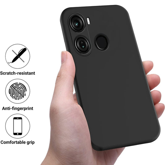 Pure Color Liquid Silicone Shockproof Phone Case, For Itel P40, For itel S23 4G