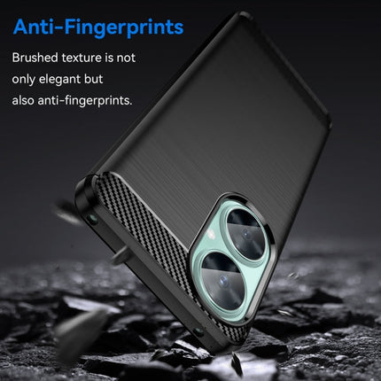 Brushed Texture Carbon Fiber TPU Phone Case, For Huawei nova 11i, For Huawei Maimang 20