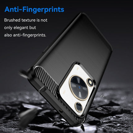 Brushed Texture Carbon Fiber TPU Phone Case, For Huawei nova Y72, For Huawei nova 12 Ultra, For Huawei Enjoy 70, For Huawei nova 12 Pro, For Huawei nova 12, For Huawei Mate 60 RS Ultimate, For Huawei Mate 60 Pro+, For Huawei Enjoy 60 Pro