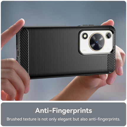 Brushed Texture Carbon Fiber TPU Phone Case, For Huawei nova Y72, For Huawei nova 12 Ultra, For Huawei Enjoy 70, For Huawei nova 12 Pro, For Huawei nova 12, For Huawei Mate 60 RS Ultimate, For Huawei Mate 60 Pro+, For Huawei Enjoy 60 Pro