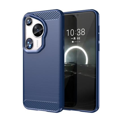Brushed Texture Carbon Fiber TPU Phone Case, For Huawei Pura 80 Ultra 5G, For Huawei Pura 80 Pro+ 5G, For Huawei Pura 80 Pro 5G, For Huawei Pura 80 5G, For Huawei Mate 70 Pro / 70 Pro+, For Huawei Mate 70, For Huawei Pura 70 Pro / Pura 70 Pro+         ...