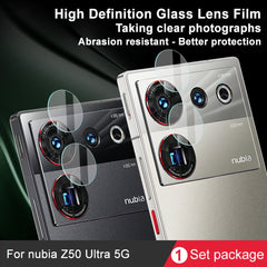 IMAK Rear Camera Glass Lens Film, 1 Set Package, For ZTE nubia Z50 Ultra 5G