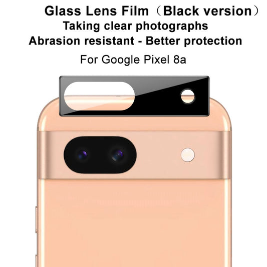 IMAK Rear Camera Lens Glass Film Black Version, For Google Pixel 8a, For Google Pixel 8 Pro, For Google Pixel 8