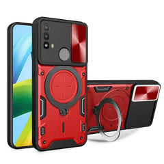 CD Texture Sliding Camshield Magnetic Holder Phone Case