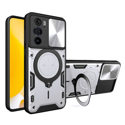 CD Texture Sliding Camshield Magnetic Holder Phone Case, For Motorola Moto G22 / E32, For Motorola Edge 30, For Motorola Edge 30 Pro, For Motorola Moto E20 / E30 / E40