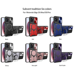 CD Texture Sliding Camshield Magnetic Holder Phone Case