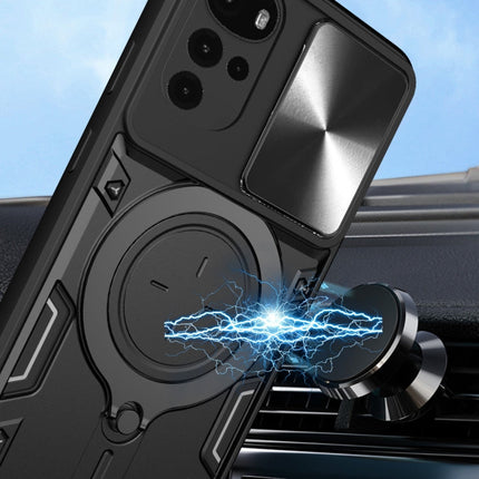 CD Texture Sliding Camshield Magnetic Holder Phone Case, For Motorola Moto G22 / E32, For Motorola Edge 30, For Motorola Edge 30 Pro, For Motorola Moto E20 / E30 / E40