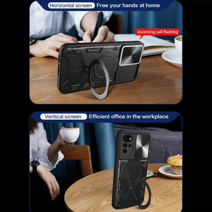 CD Texture Sliding Camshield Magnetic Holder Phone Case, For Motorola Moto G22 / E32, For Motorola Edge 30, For Motorola Edge 30 Pro, For Motorola Moto E20 / E30 / E40