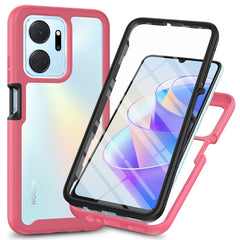 Starry Sky Full Body Hybrid Shockproof Phone Case with PET Film, For Honor X8a, For Honor X7a