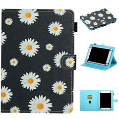 Flower Pattern Horizontal Flip Leather Case with Card Slots & Holder, For 7 inch Universal Tablet PC, For 8 inch Universal Tablet PC, For 10 inch Universal Tablet PC