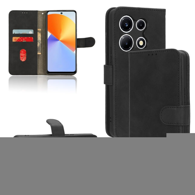Skin Feel Magnetic Flip Leather Phone Case, For Infinix Note 30 VIP