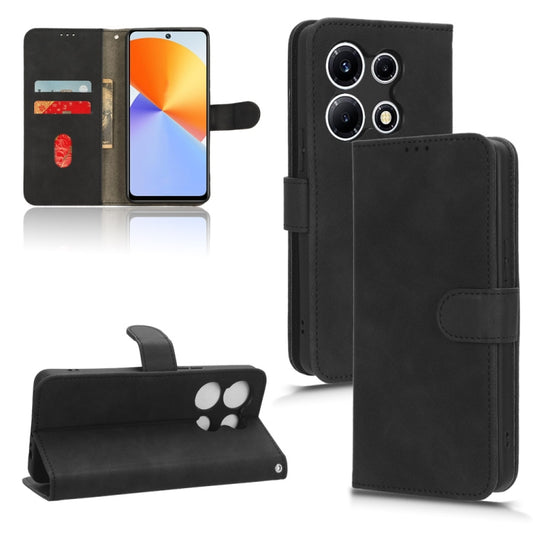 Skin Feel Magnetic Flip Leather Phone Case, For Infinix Note 30 VIP