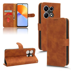 Skin Feel Magnetic Flip Leather Phone Case, For Infinix Note 30 VIP