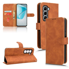 Skin Feel Magnetic Flip Leather Phone Case