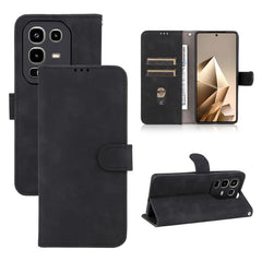 Skin Feel Magnetic Flip Leather Phone Case