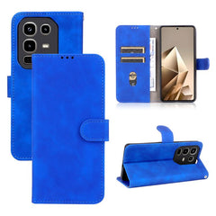 Skin Feel Magnetic Flip Leather Phone Case