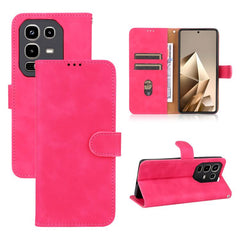 Skin Feel Magnetic Flip Leather Phone Case