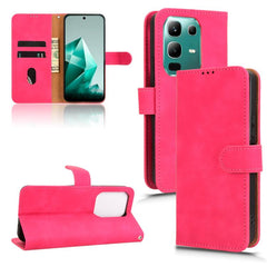 Skin Feel Magnetic Flip Leather Phone Case
