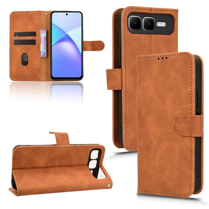 Skin Feel Magnetic Flip Leather Phone Case, For Infinix Hot 60 Pro+ 4G, For Infinix Hot 60 Pro 4G, For Infinix Smart 10 Plus 4G, For Infinix Note 50s