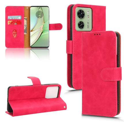 Skin Feel Magnetic Flip Leather Phone Case, For Motorola Edge 40