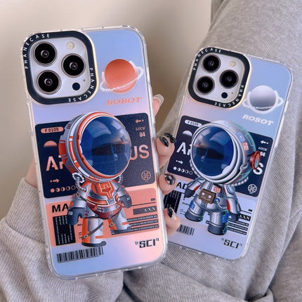 Mechanical Astronaut Pattern TPU Phone Case, For iPhone XS / X, For iPhone XR, For iPhone XS Max