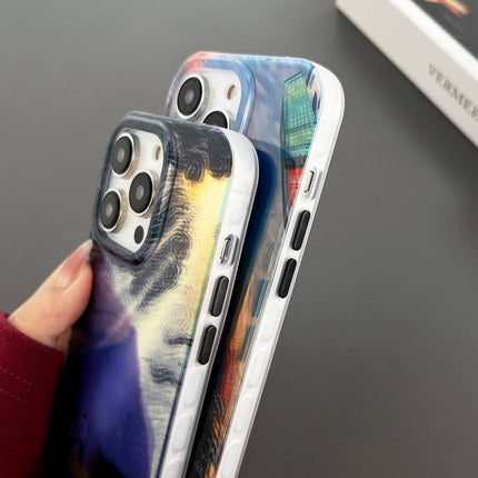 Dual-sided Lamination Oil Painting IMD Phone Case, For iPhone 11