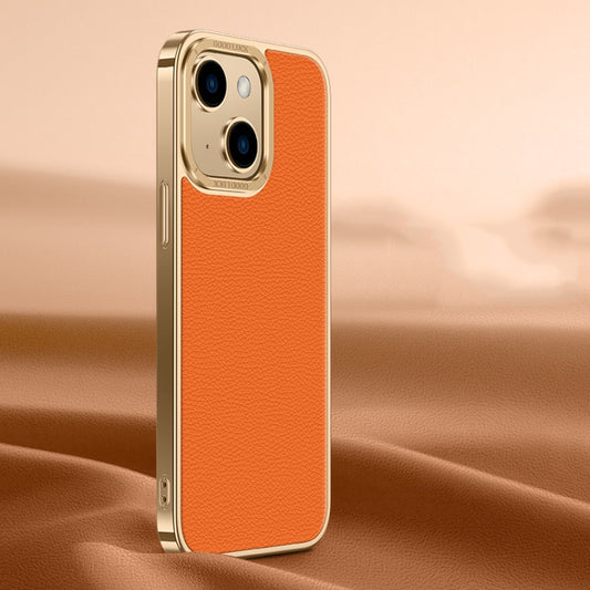 Litchi Texture Genuine Leather Phone Case, For iPhone 14 / 13, For iPhone 14 Pro, For iPhone 14 Pro Max, For iPhone 13 Pro Max, For iPhone 13 Pro, For iPhone 13