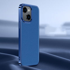 Litchi Texture Genuine Leather Phone Case, For iPhone 14 / 13, For iPhone 14 Pro, For iPhone 14 Pro Max, For iPhone 13 Pro Max, For iPhone 13 Pro, For iPhone 13