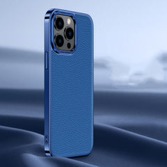 Litchi Texture Genuine Leather Phone Case, For iPhone 14 / 13, For iPhone 14 Pro, For iPhone 14 Pro Max, For iPhone 13 Pro Max, For iPhone 13 Pro, For iPhone 13