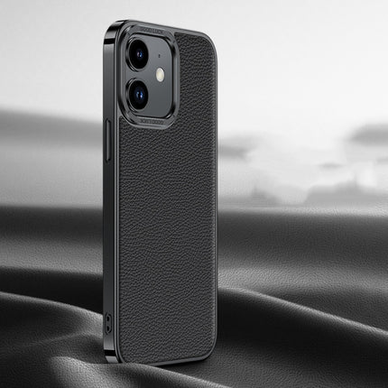 Litchi Texture Genuine Leather Phone Case, For iPhone 14 / 13, For iPhone 14 Pro, For iPhone 14 Pro Max, For iPhone 13 Pro Max, For iPhone 13 Pro, For iPhone 12