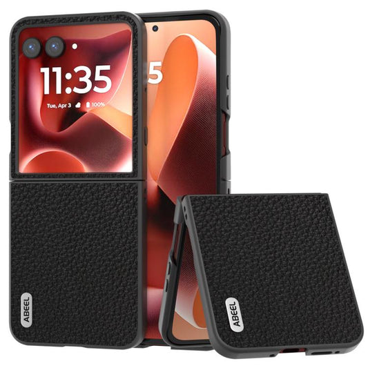 ABEEL Genuine Leather Litchi Texture Phone Case