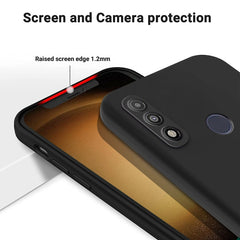 Solid Color Liquid Silicone Dropproof Full Coverage Phone Case