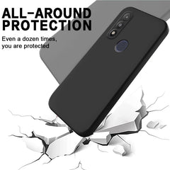 Solid Color Liquid Silicone Dropproof Full Coverage Phone Case