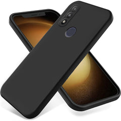 Solid Color Liquid Silicone Dropproof Full Coverage Phone Case