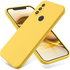 Solid Color Liquid Silicone Dropproof Full Coverage Phone Case
