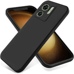 Solid Color Liquid Silicone Dropproof Full Coverage Phone Case