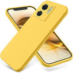 Solid Color Liquid Silicone Dropproof Full Coverage Phone Case