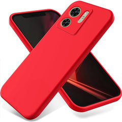 Solid Color Liquid Silicone Dropproof Full Coverage Phone Case