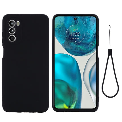 Solid Color Liquid Silicone Dropproof Full Coverage Phone Case, For Motorola Moto G71s 5G