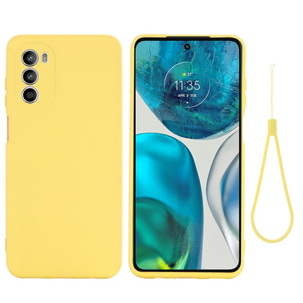 Solid Color Liquid Silicone Dropproof Full Coverage Phone Case, For Motorola Moto G71s 5G