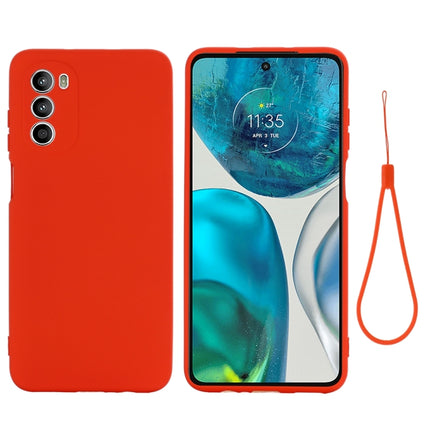 Solid Color Liquid Silicone Dropproof Full Coverage Phone Case, For Motorola Moto G71s 5G