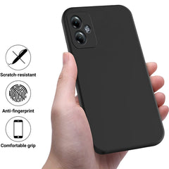 Solid Color Liquid Silicone Dropproof Full Coverage Phone Case