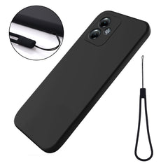 Solid Color Liquid Silicone Dropproof Full Coverage Phone Case