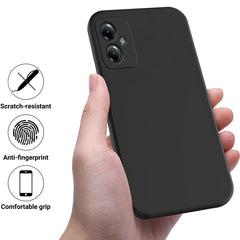 Solid Color Liquid Silicone Dropproof Full Coverage Phone Case