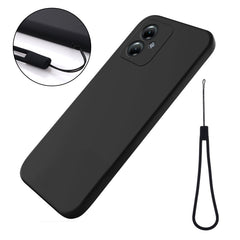Solid Color Liquid Silicone Dropproof Full Coverage Phone Case