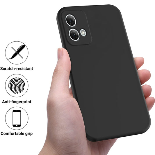 Solid Color Liquid Silicone Dropproof Full Coverage Phone Case