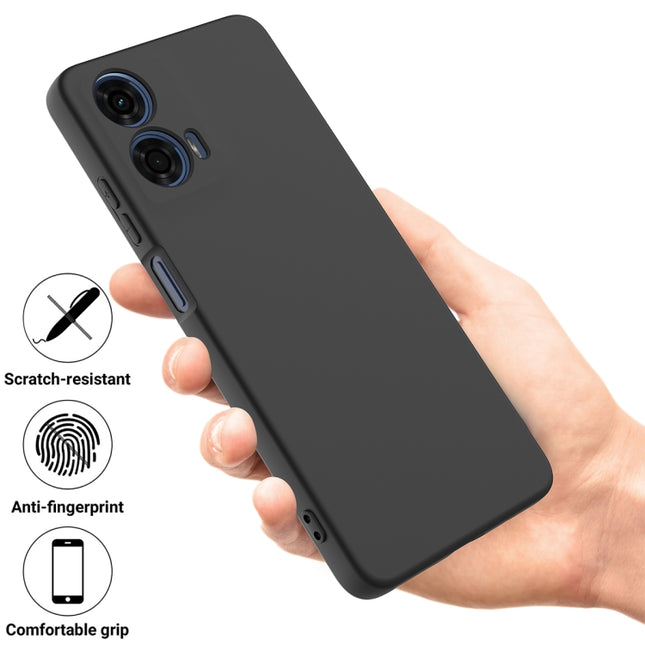 Solid Color Liquid Silicone Dropproof Full Coverage Phone Case, For Motorola Moto G04 / G24, For Motorola Moto G34, For Motorola Moto G Power 2024, For Motorola Edge 2023, For Motorola Moto G84 5G, For Motorola Moto G54 5G