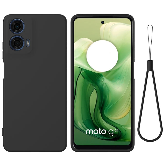 Solid Color Liquid Silicone Dropproof Full Coverage Phone Case, For Motorola Moto G04 / G24, For Motorola Moto G34, For Motorola Moto G Power 2024, For Motorola Edge 2023, For Motorola Moto G84 5G, For Motorola Moto G54 5G