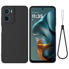Solid Color Liquid Silicone Dropproof Full Coverage Phone Case