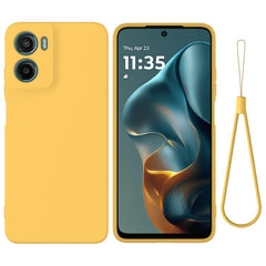 Solid Color Liquid Silicone Dropproof Full Coverage Phone Case